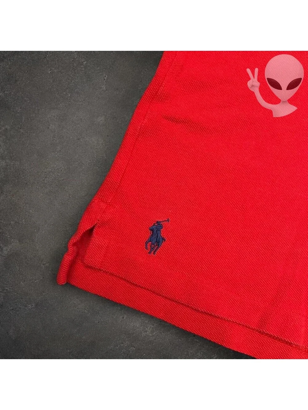 Polo Ralph Lauren Classic Fit 1992 Mesh Polo Shirt Mens US M Red
